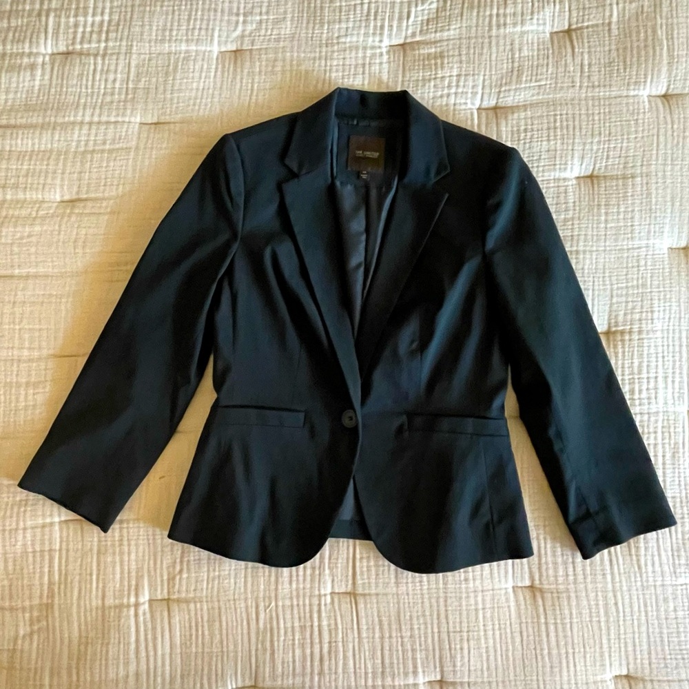 The Limited Black Suit Jacket Extra Small XS 3/4th sleeve